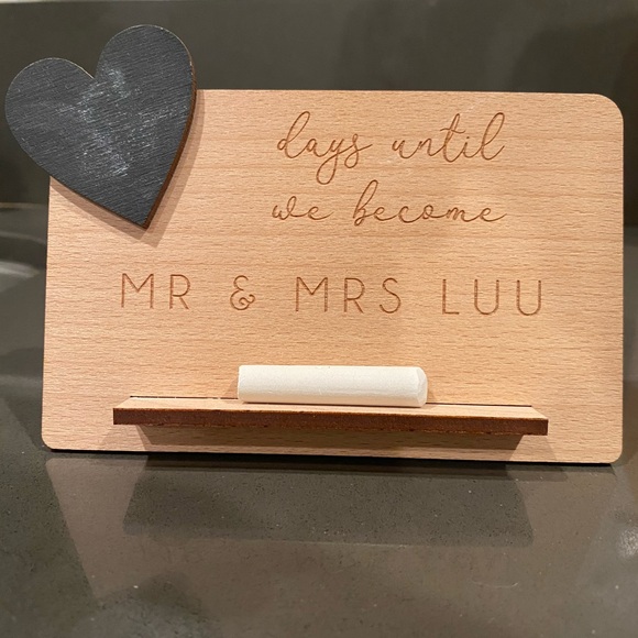 Wedding date countdown - Picture 2 of 2